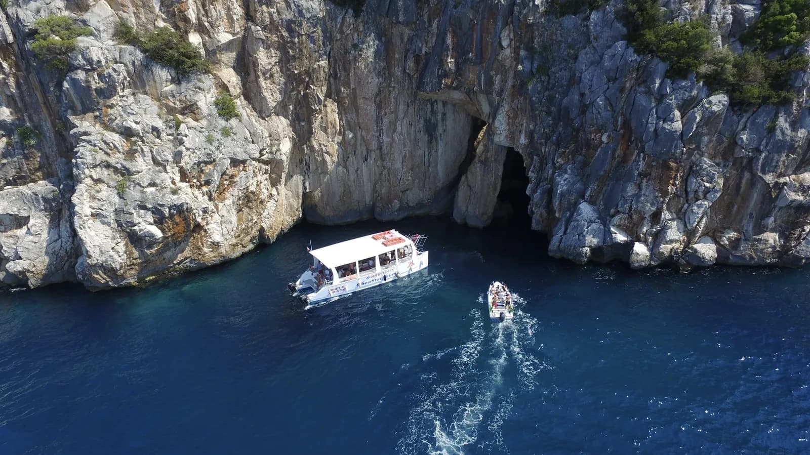 Riviera Boats AL boat tour near Vlora, Albania